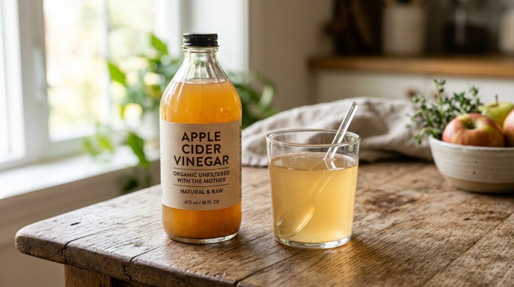 Apple cider vinegar reduces belly fat according to Japanese study