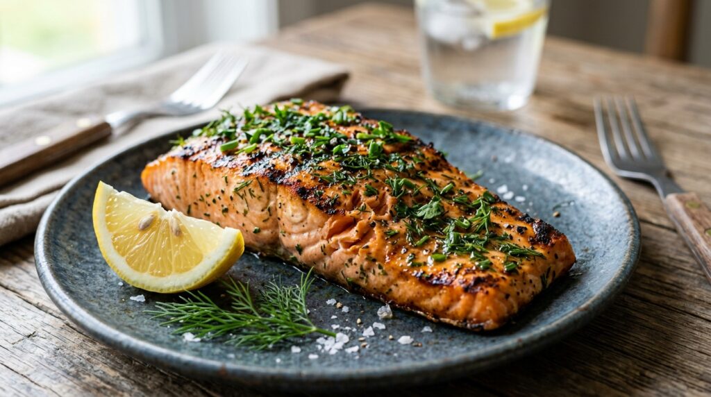 salmon omega 3 fatty fish healthy diet